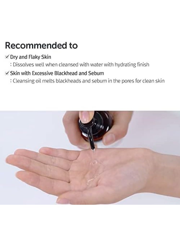 Klairs Clogged Pores & Waterproof Makeup Removal – Klairs Gentle Black Deep Cleansing Oil | Balancing, Purifying & Hydrating Cleanse - Image 4
